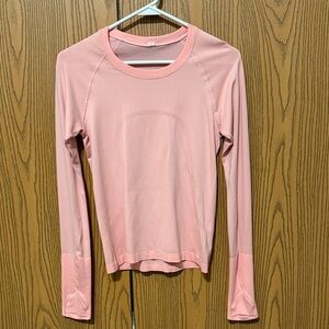 Lululemon Athletica Pink Long Sleeve Top